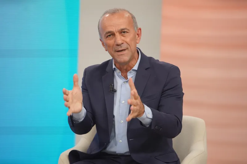 Helder Salomão durante entrevista sobre propostas para o governo do Espírito Santo