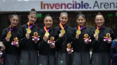 Capixaba Sofia Madeira conquista ouro no Sul-Americano de ginástica