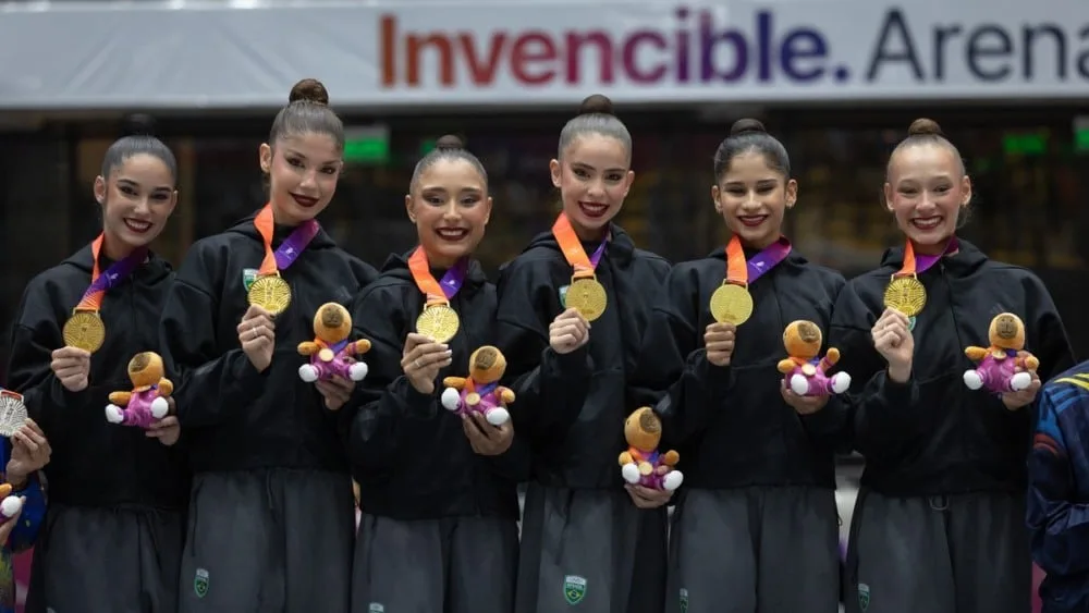 Capixaba Sofia Madeira conquista ouro no Sul-Americano de ginástica