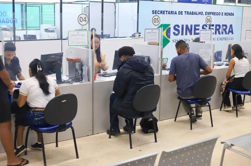 Sine Serra registra 134 contratações e capta 3.051 vagas em agosto