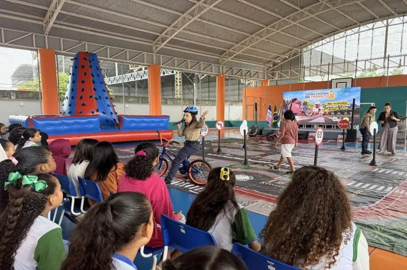 Escola da Serra recebe ações da Semana Nacional do Trânsito