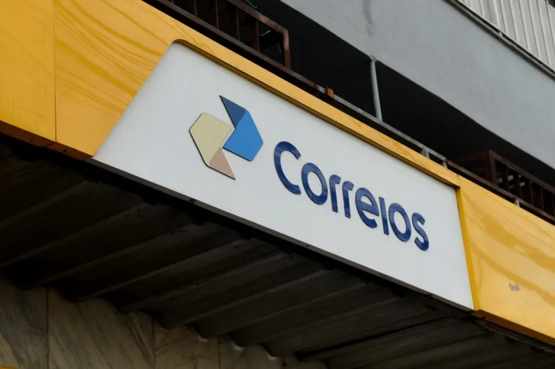 Fachada de unidade dos Correios no Espírito Santo