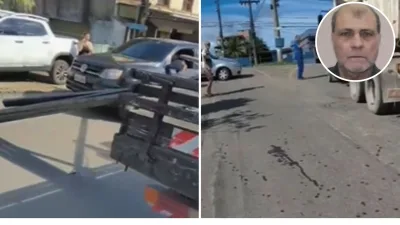 Jurandir morreu após acidente entre caminhões em Cariacica
