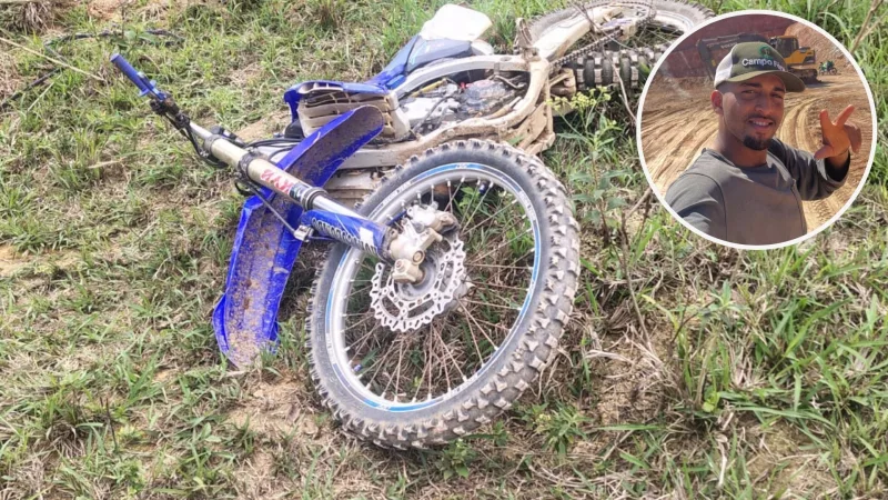 Maurício da Silva dos Santos (destaque) morreu em acidente de moto