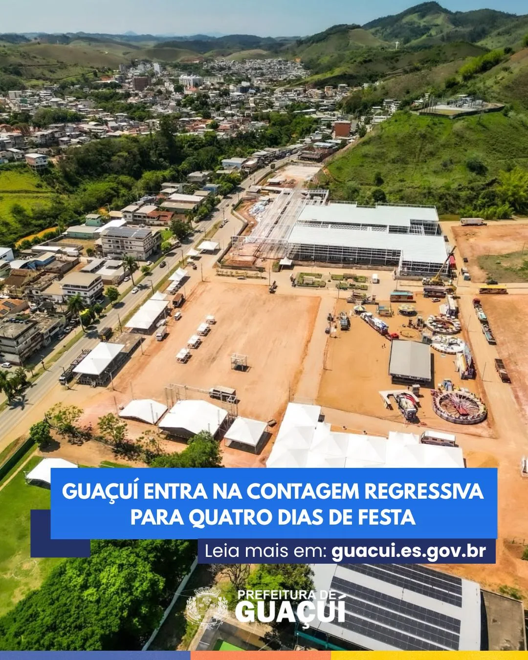 Guaçuí prepara quatro dias de festa com cultura, tradição e música