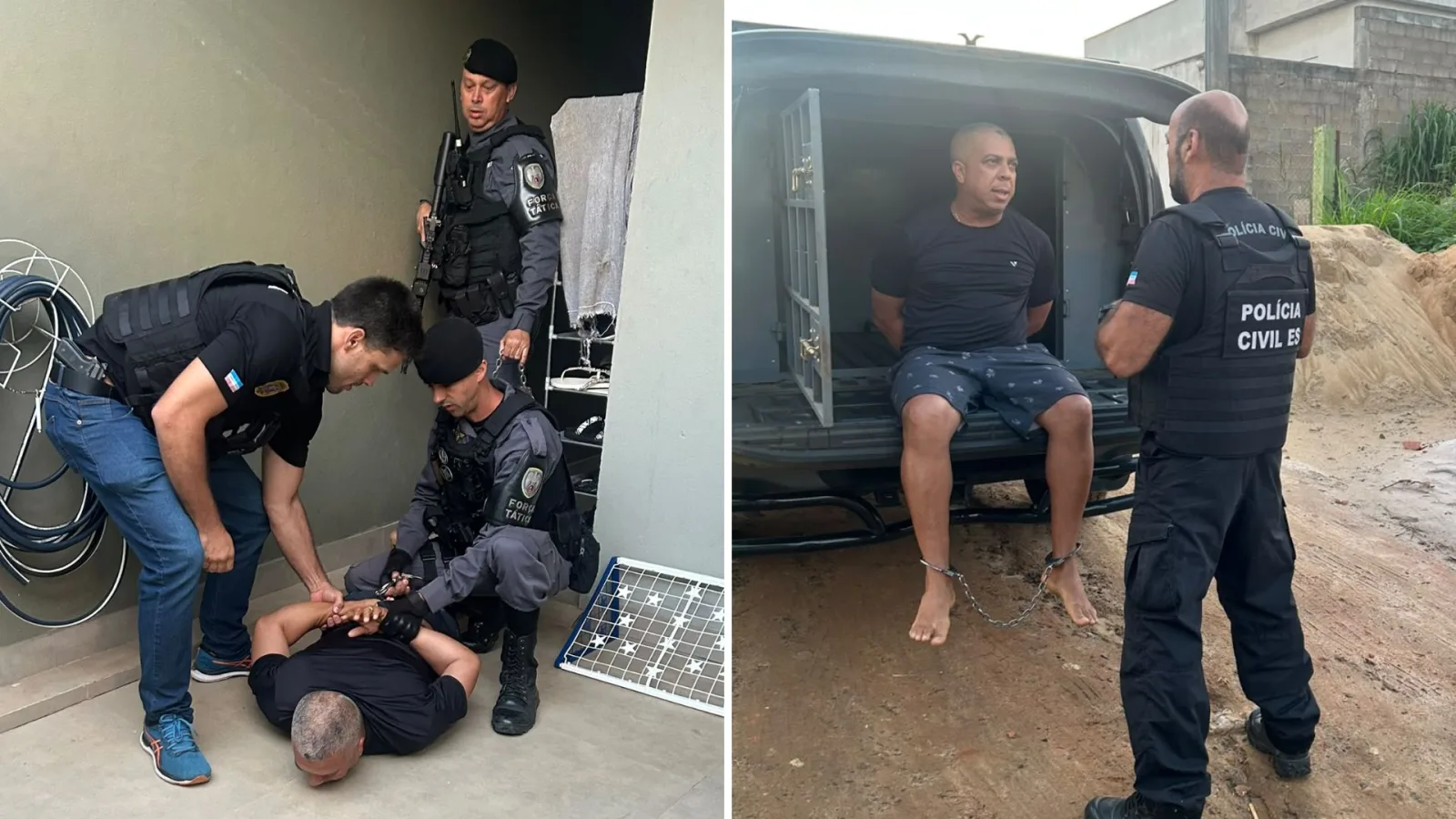 Condenado a 83 anos por triplo homicídio na BA é preso no ES