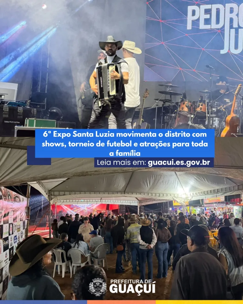 Expo Santa Luzia reúne esporte, música e produção rural em Guaçuí
