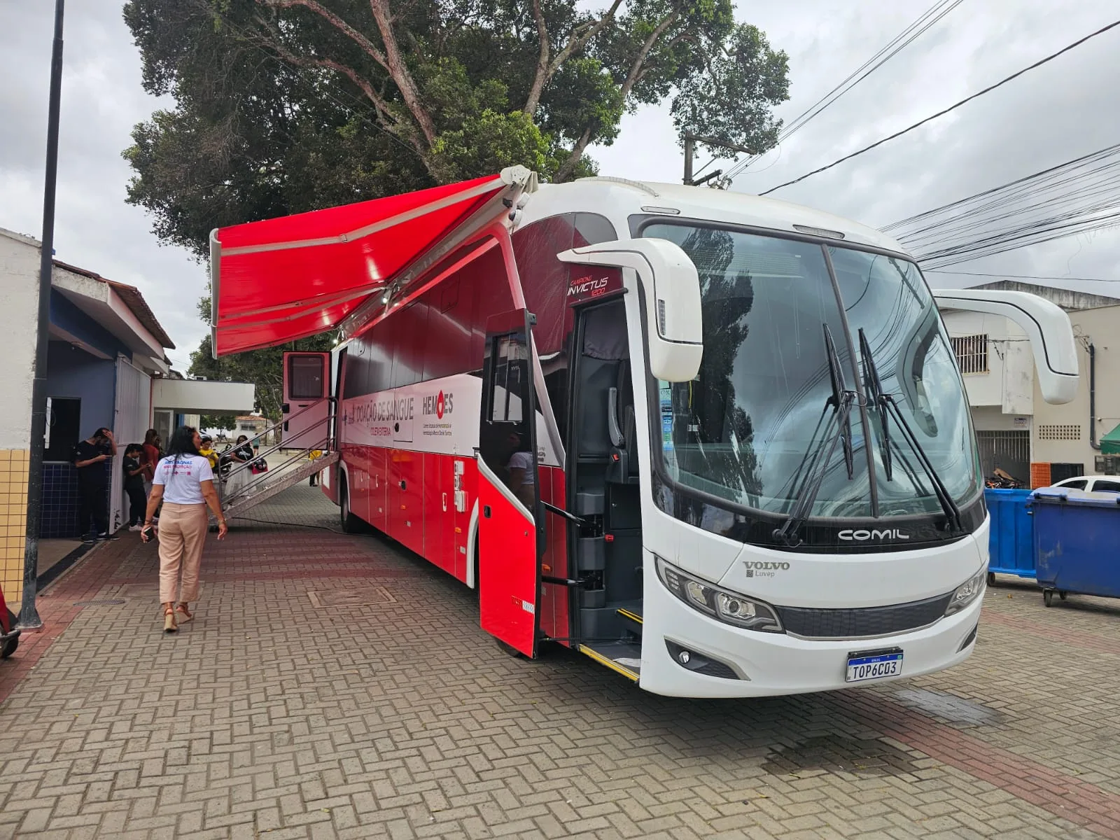 Ônibus do Hemoes coleta 67 bolsas de sangue em Nova Venécia
