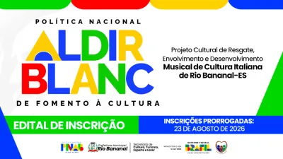 Rio Bananal prorroga inscrições de projeto dedicado à cultura italiana