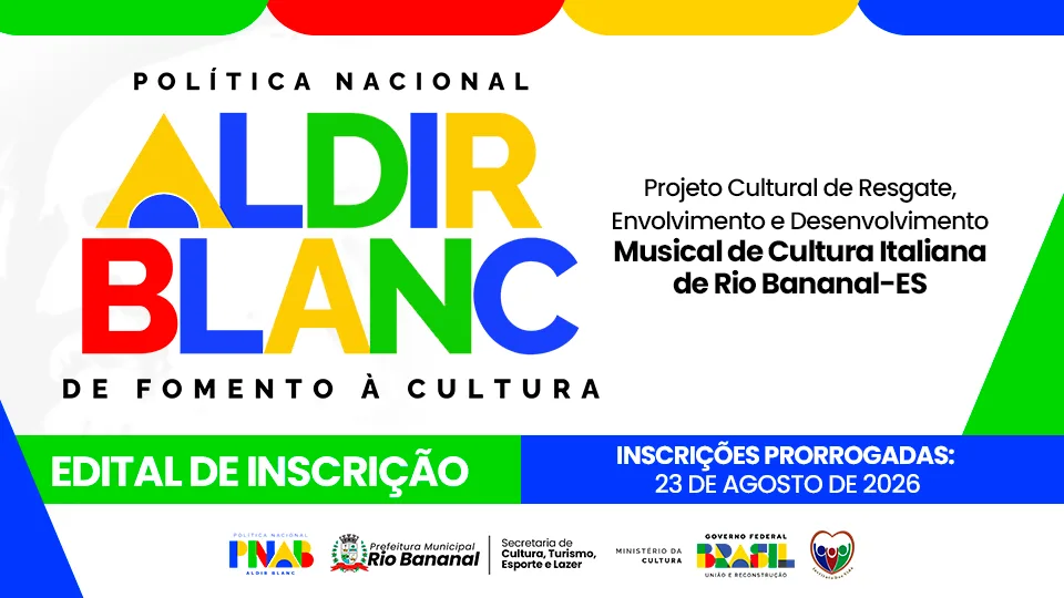 Rio Bananal prorroga inscrições de projeto dedicado à cultura italiana