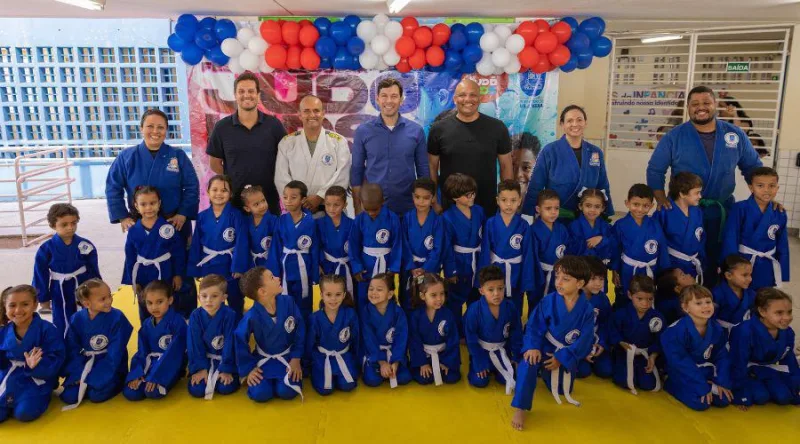 Judô Escolar Kids é ampliado e passa a atender 400 alunos em Vila Velha